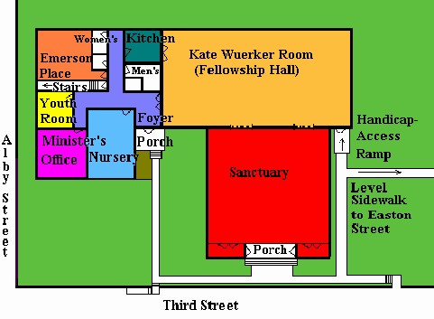 Layout of The Church Building ChurchLayout020402