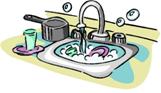 Image result for free clipart man washing dishes