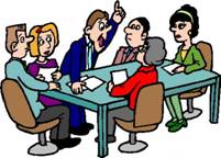 Image result for free clipart board meeting
